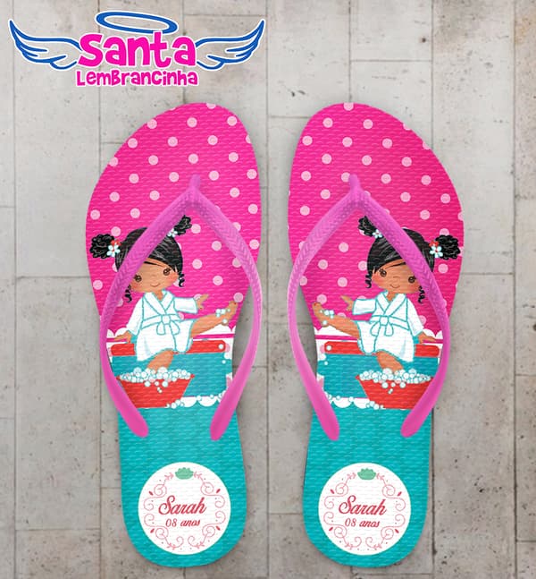 Chinelo Infantil Spa Rosa COD 9818