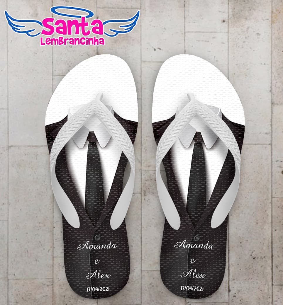 Chinelo Casamento Terno Personalizado COD 8187