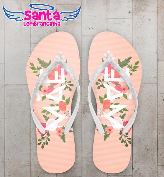 Chinelo Dia das Mães Personalizado COD 8124