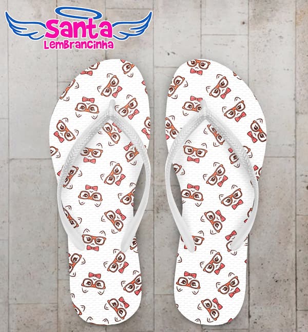 Chinelo Gatinhos Personalizado COD 9991