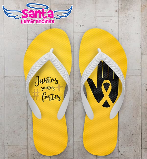 Chinelo Setembro Amarelo Personalizado COD 9975