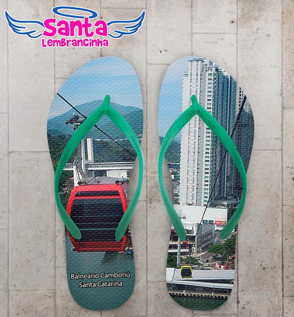 Chinelo Souvenir Turístico Balneário Camboriú Personalizado COD 10019