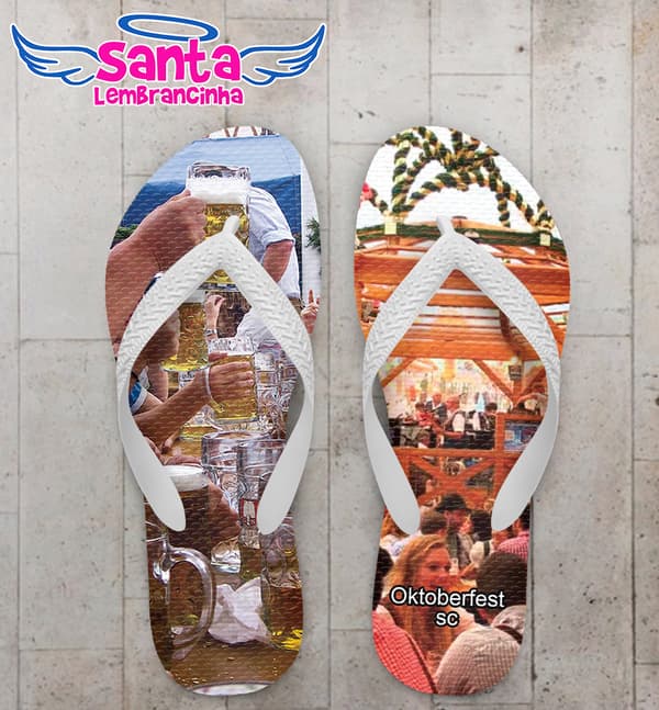 Chinelo Souvenir Turístico Oktoberfest Personalizado COD 10022