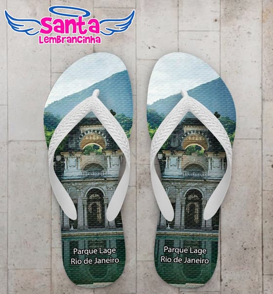 Chinelo Souvenir Turístico Parque Lage Personalizado COD 10011