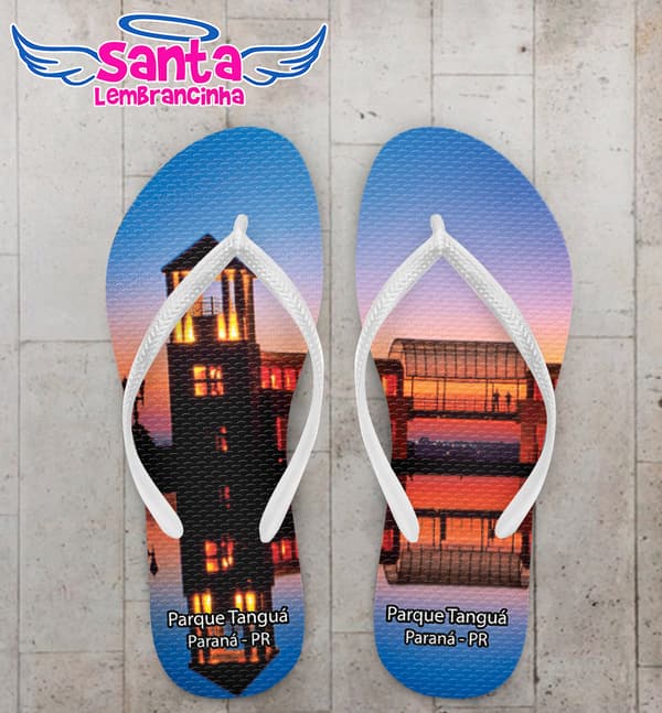 Chinelo Souvenir Turístico Parque Tanguá Personalizado COD 10063