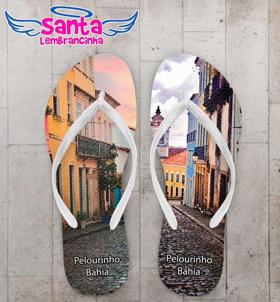 Chinelo Souvenir Turístico Pelourinho Personalizado COD 10045