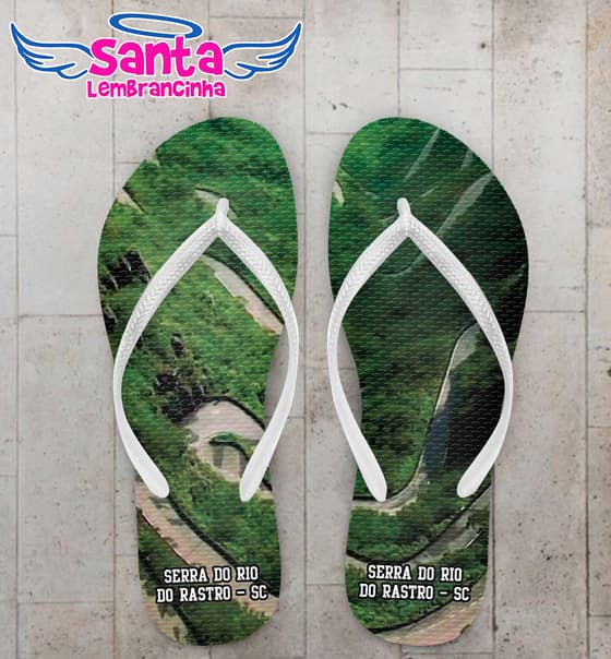 Chinelo Souvenir Turístico Serra do Rio do Rastro Personalizado COD 10027