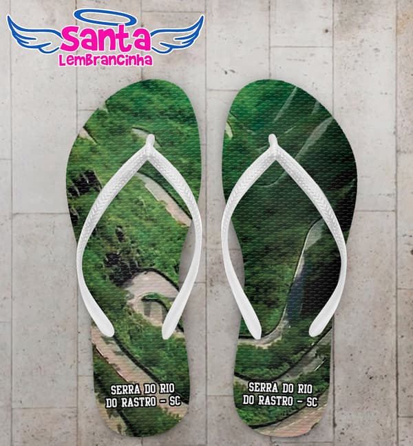Chinelo Souvenir Turístico Serra do Rio do Rastro Personalizado COD 10027