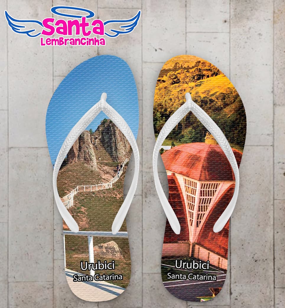 Chinelo Souvenir Turístico Urubici Personalizado COD 10029