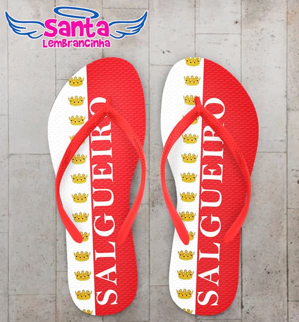 Chinelo Carnaval Salgueiro Personalizado COD 10219