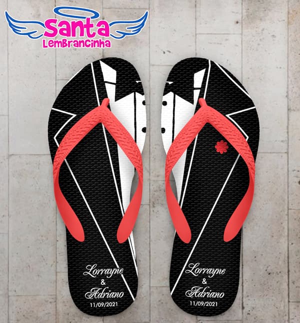 Chinelo Casamento Terno Personalizado COD 10270
