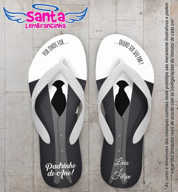 Chinelo Casamento Terno Personalizado COD 10248