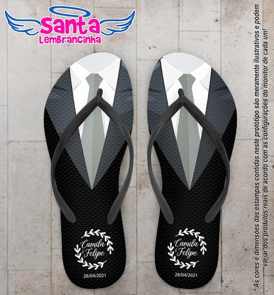 Chinelo Casamento Terno PersonalizadO COD 10255
