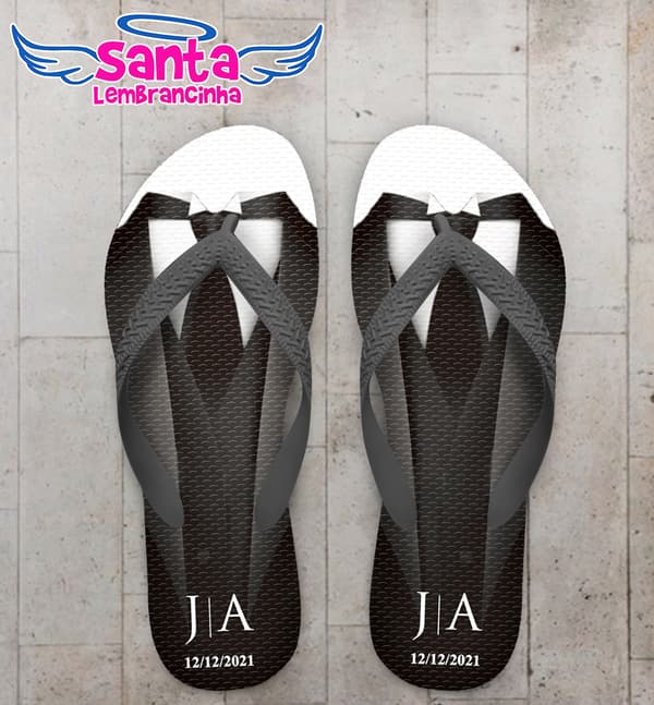 Chinelo Casamento Terno Personalizado COD 10234