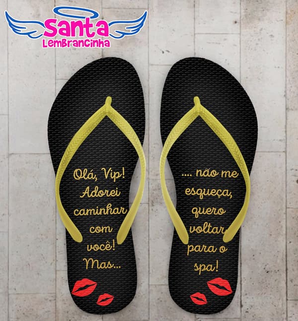 Chinelo Salão De Beleza Personalizado COD 10564