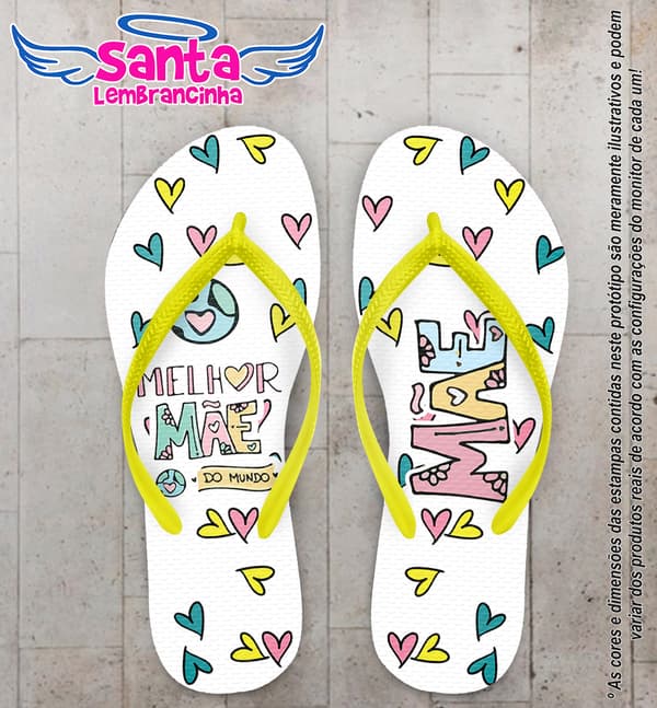 Chinelo Dia Das Mães Personalizado COD 10323