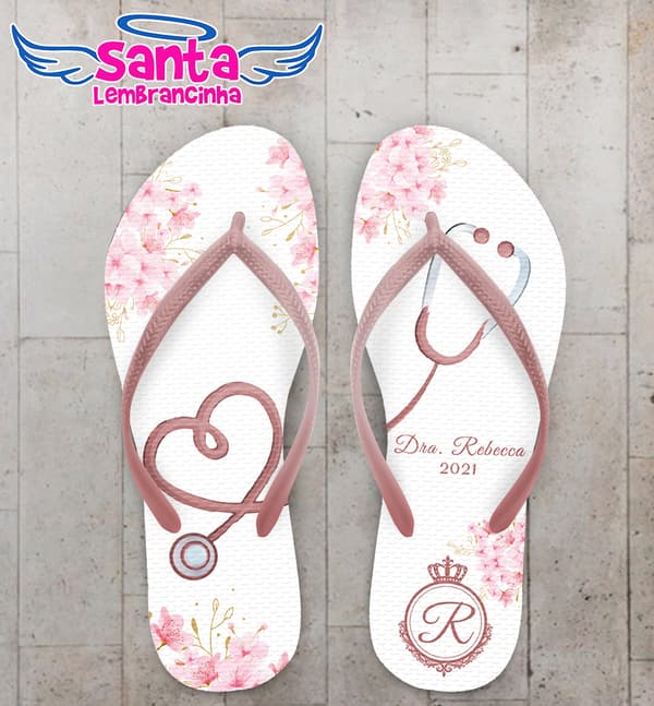 Chinelo Medicina Esteto personalizado COD 10360