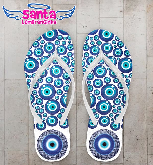 Chinelo Olho Grego Personalizado COD 10203