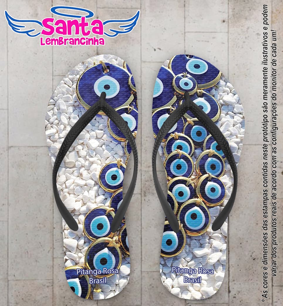 Chinelo Olho Grego Personalizado COD 10205