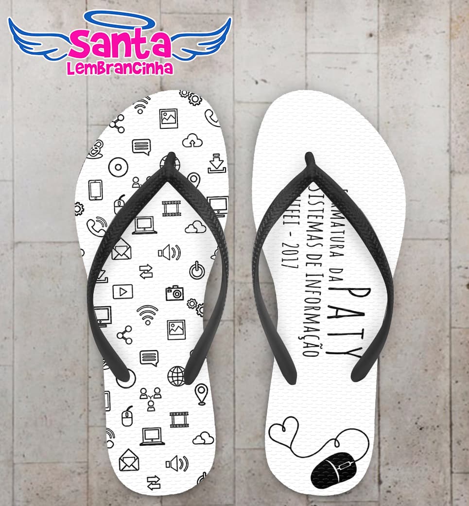 Chinelo Sistemas De Informação Personalizado COD 10380