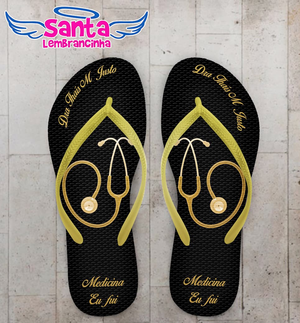 chinelo Medicina Esteto Personalizado COD 10362