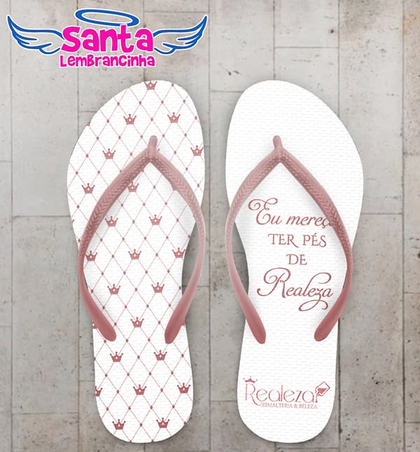 Chinelo Corporativo Estética Personalizado COD 10591
