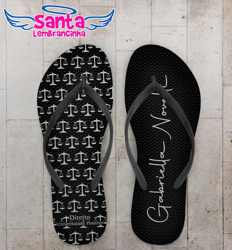Chinelo Direito com Balança Personalizado COD 10605