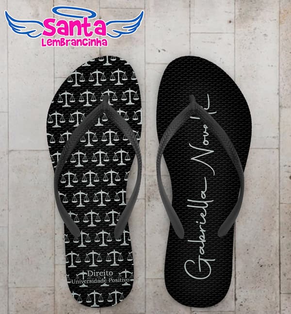 Chinelo Direito com Balança Personalizado COD 10605