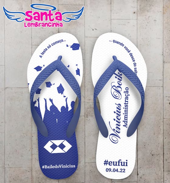 Chinelo Formatura Administração Personalizado COD 10700