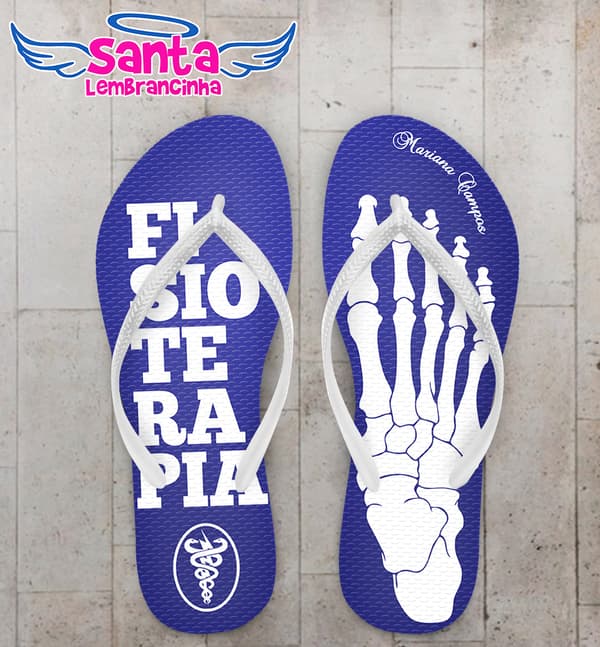 Chinelo Formatura Fisioterapia Personalizado COD 10699