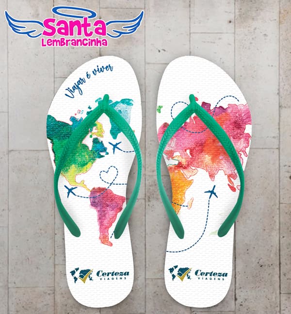 Chinelo Corporativo Viagem Personalizado COD 10804