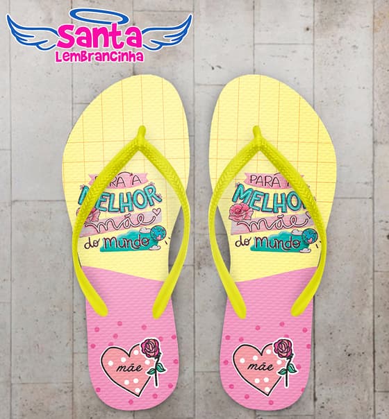 Chinelo Dia das Mães Personalizado COD 10837