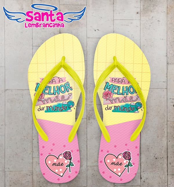 Chinelo Dia das Mães Personalizado COD 10837