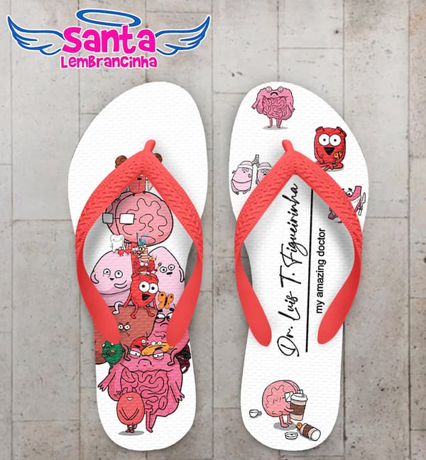 Chinelo Formatura Medicina Personalizado COD 10875