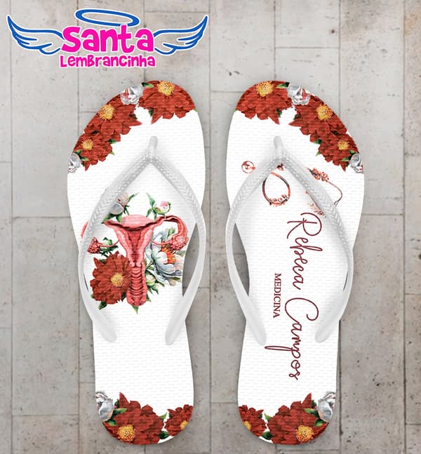 Chinelo Formatura Medicina Personalizado COD 10881