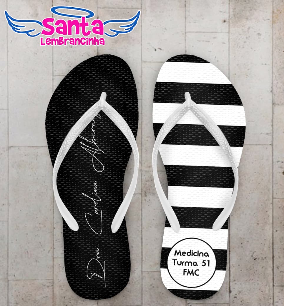 Chinelo Formatura Medicina Personalizado COD 10884