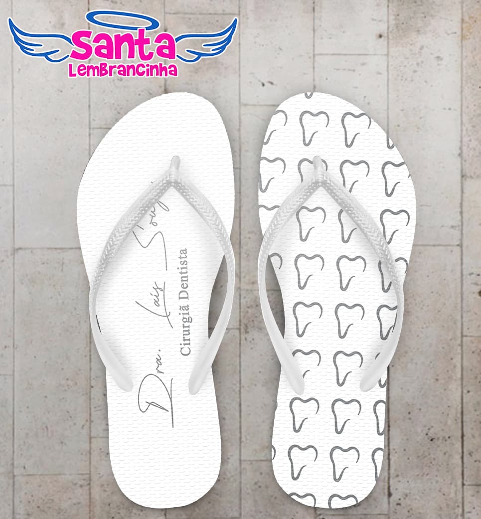 Chinelo Formatura Odontologia Personalizado COD 10887
