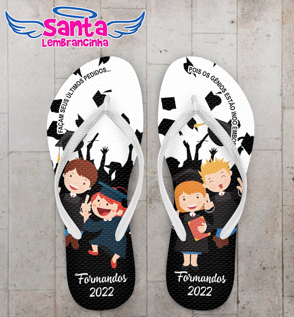 Chinelo Formatura Terceirão Personalizado COD 10889