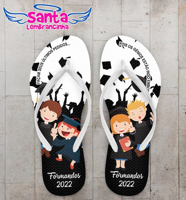 Chinelo Formatura Terceirão Personalizado COD 10889