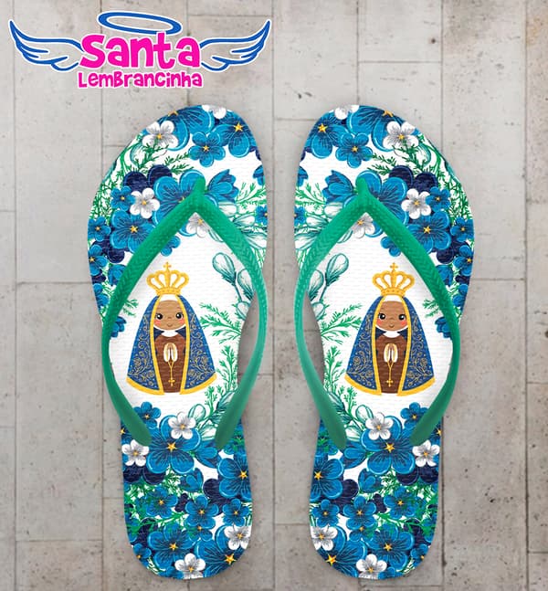 Chinelo Nossa Senhora Aparecida Personalizado COD 10892