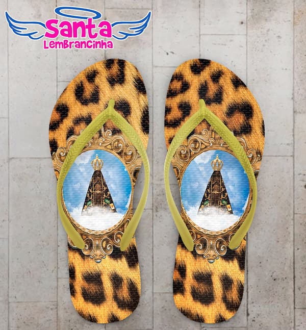 Chinelo Nossa Senhora Aparecida Personalizado COD 10893