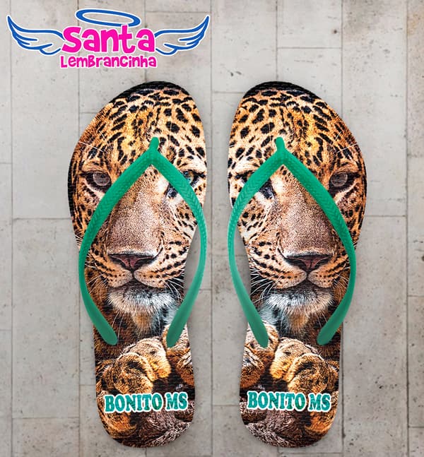 Chinelo Suvenir Ponto Turístico Personalizado COD 10894