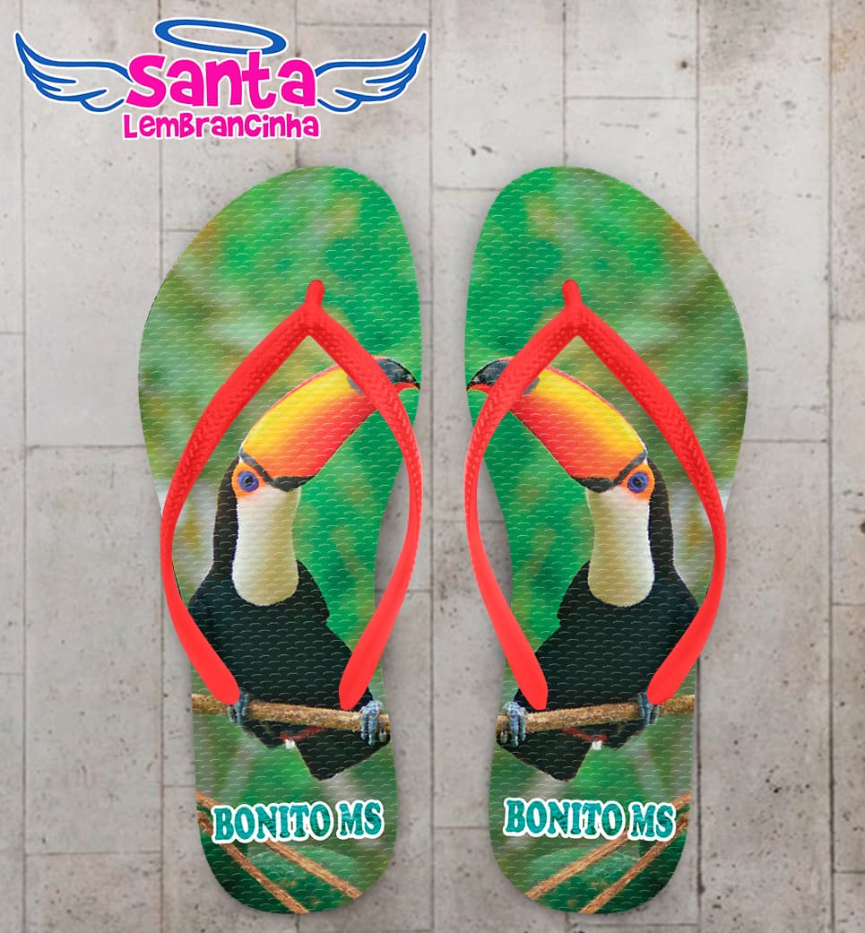 Chinelo Suvenir Ponto Turístico Personalizado COD 10899