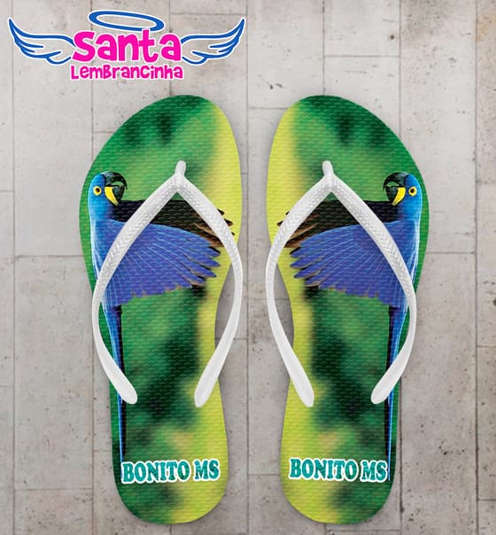 Chinelo Suvenir Ponto Turístico Personalizado COD 10898