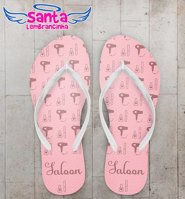 Chinelo Corporativo Salão de Beleza Personalizado COD 12364