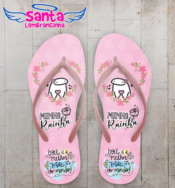 Chinelo Dia Das Mães Flork Personalizado COD 12369