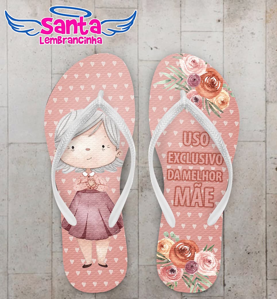 Chinelo Dia Das Mães Personalizado COD 12368