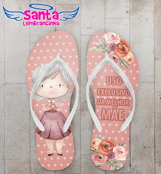Chinelo Dia Das Mães Personalizado COD 12368