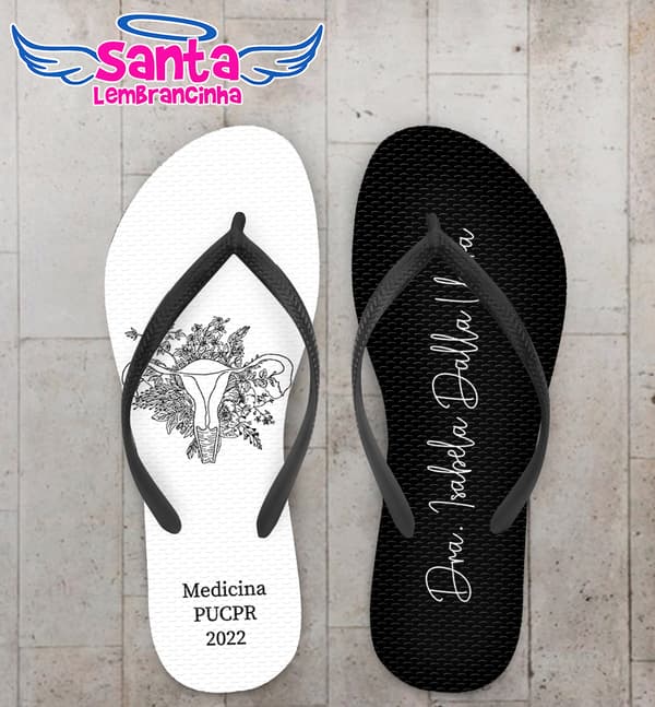 Chinelo Formatura Medicina Personalizado COD 12380