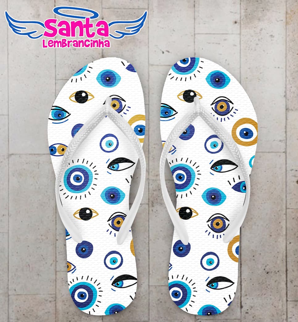 Chinelo Olho Grego Personalizado COD 12310